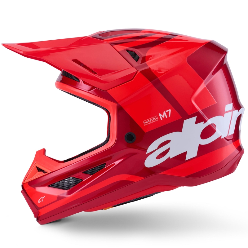 Alpinestars SM7 Core Motokross kiiver punane