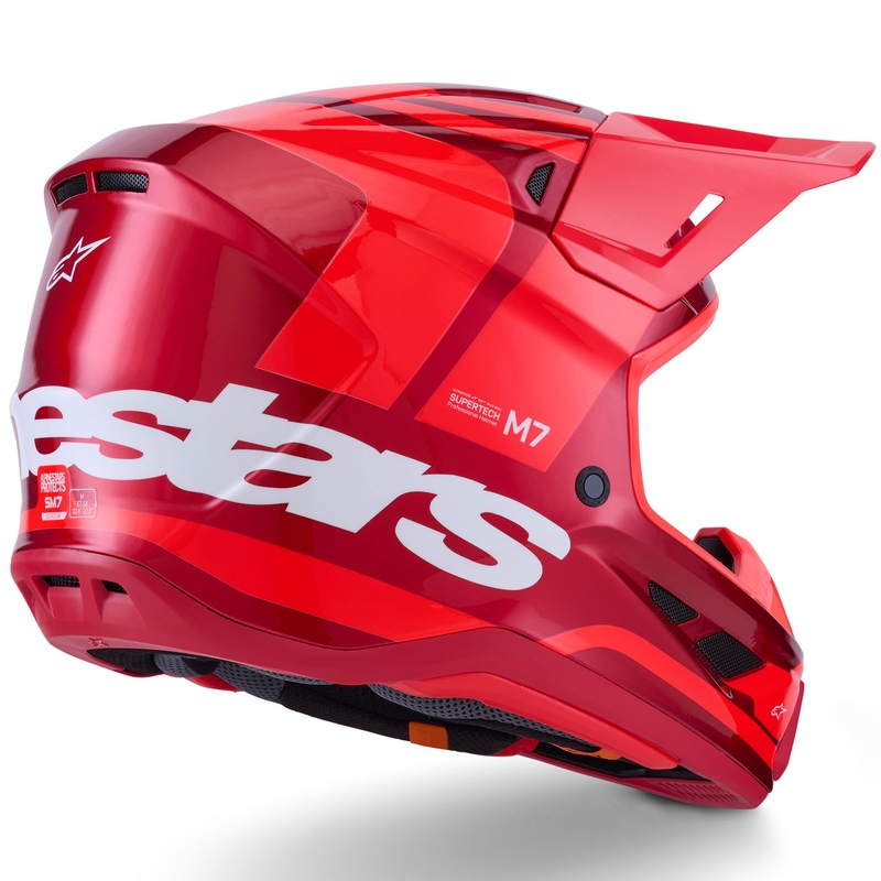 Alpinestars SM7 Core Motokross kiiver punane