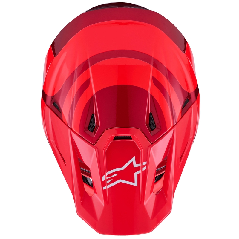 Alpinestars SM7 Core Motokross kiiver punane