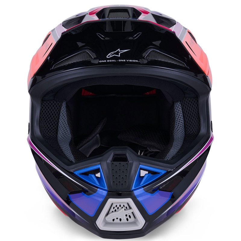 Alpinestars SM7 Fuse motokrossi kiiver sinilillakas-roosa