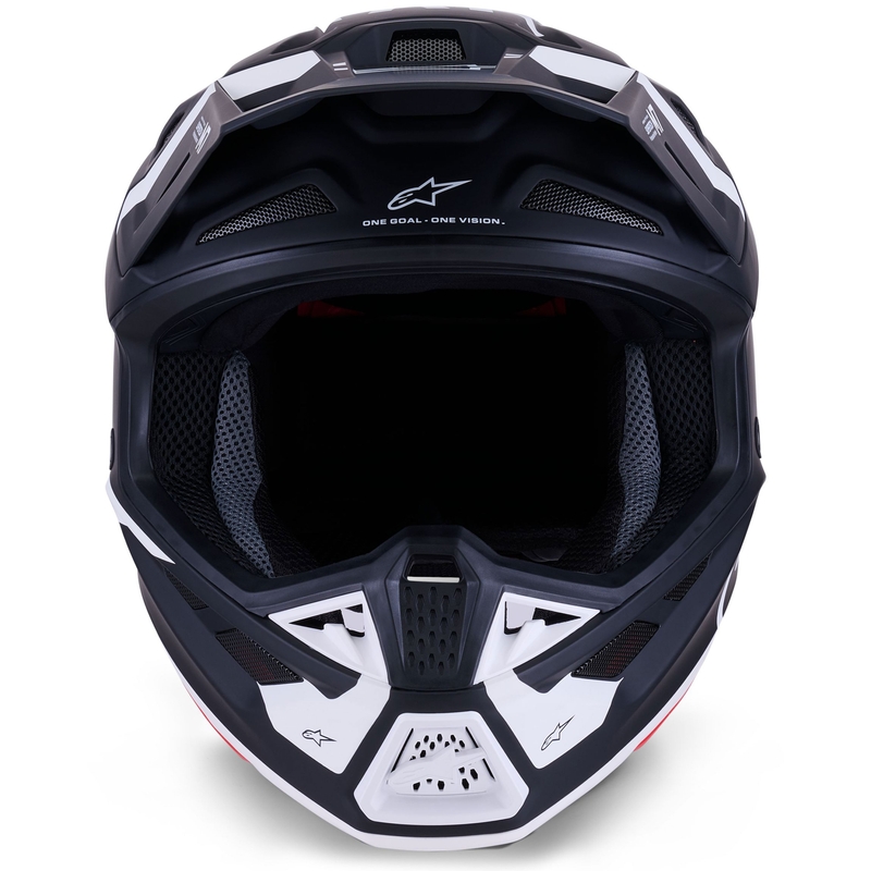 Alpinestars SM7 Dasher motokrossikiiver matt must ja valge