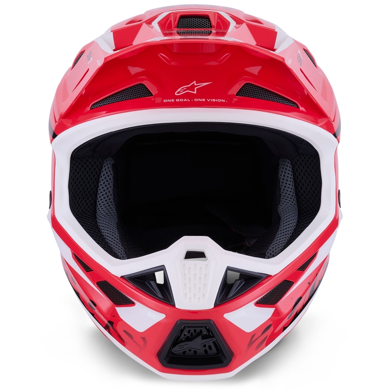 Alpinestars SM7 Deed motokrossikiiver punane-must-valge