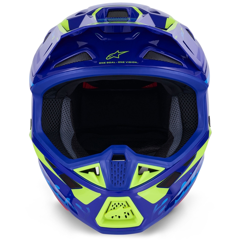 Alpinestars SM7 Deed motokrossikiiver sini-fluo kollane
