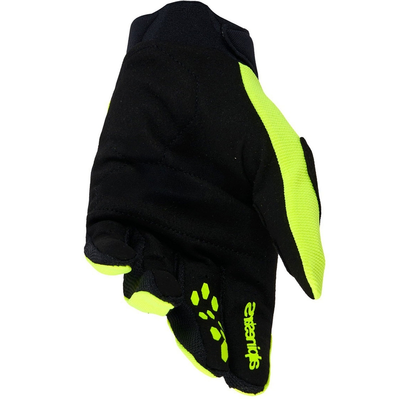Alpinestars Full Bore V2 fluo kollane-mustad motokrossikindad