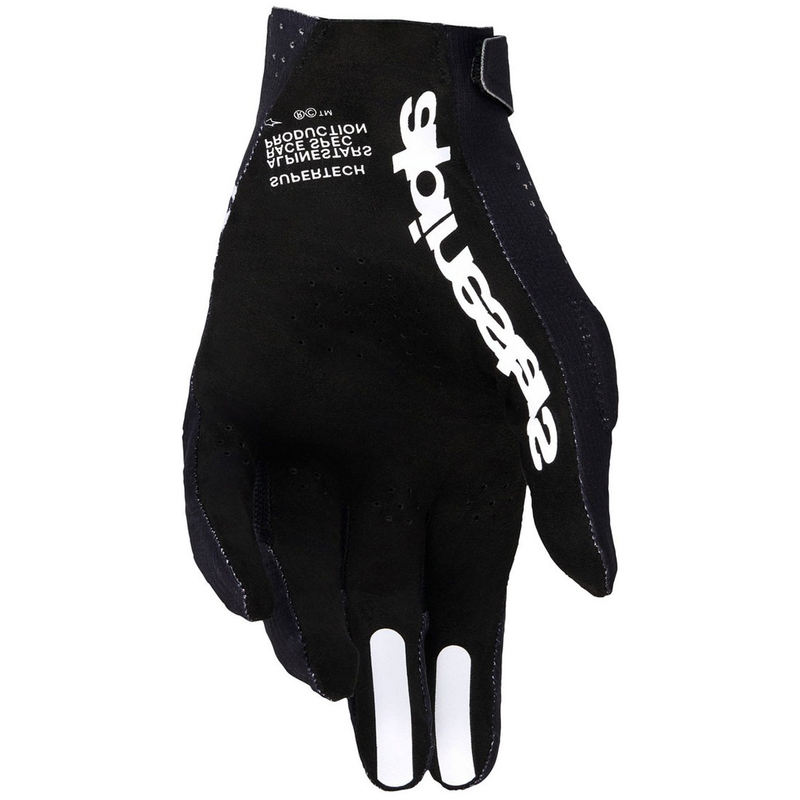 Alpinestars Supertech MX motokrossikindad must-valged