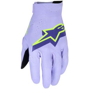 Alpinestars Supertech MX motokrossikindad lavendli-lilla-kollased