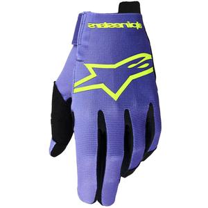 Alpinestars Radar motokrossikindad lilla-fluo kollane