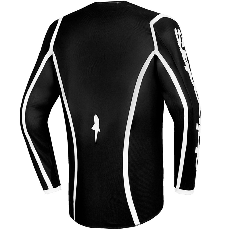 Alpinestars Fluid Apex motokrossitrikoo must ja hall