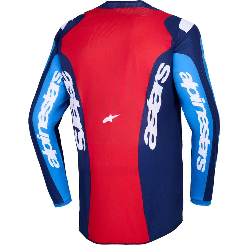 Alpinestars Fluid Grid motokrossitrikoo sinine ja punane