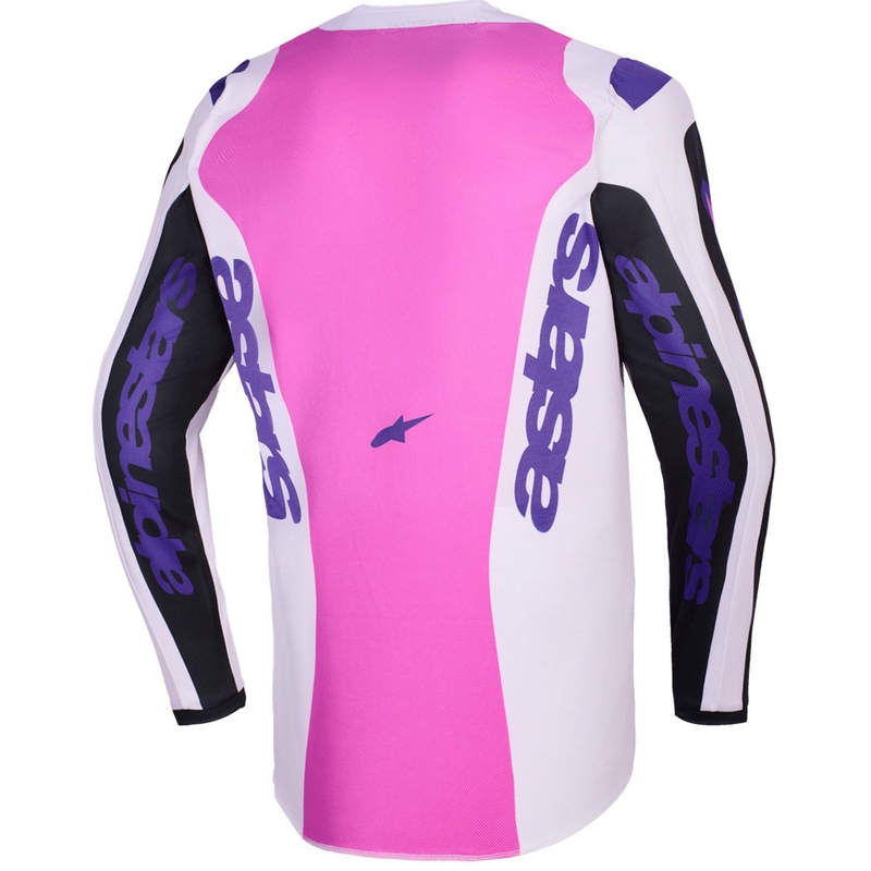 Alpinestars Fluid Grid motokrossitrikoo must-hall-lilla