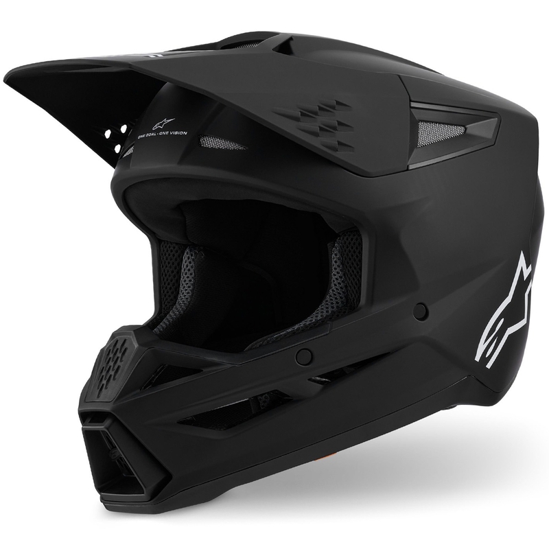 Alpinestars S-M3 Solid Motokross kiiver matt must
