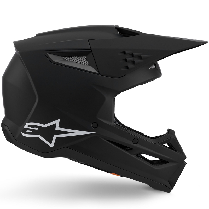 Alpinestars S-M3 Solid Motokross kiiver matt must