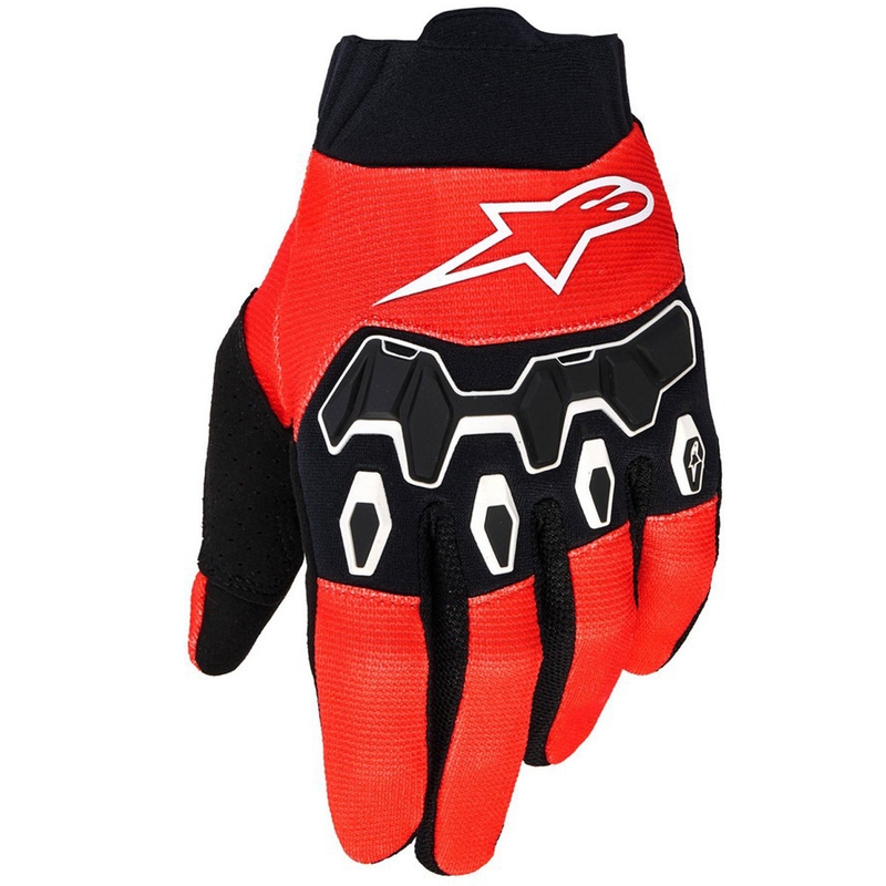 Alpinestars Full Bore V2 noorte/laste motokrossikindad punased, mustad ja valged