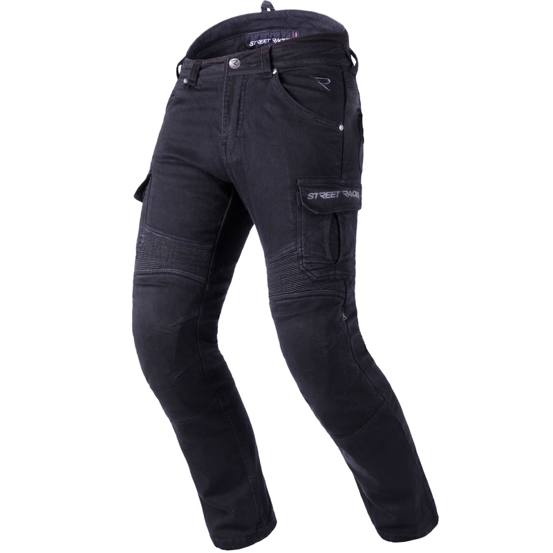 Street Racer Cargo CE pikendatud teksad mustad