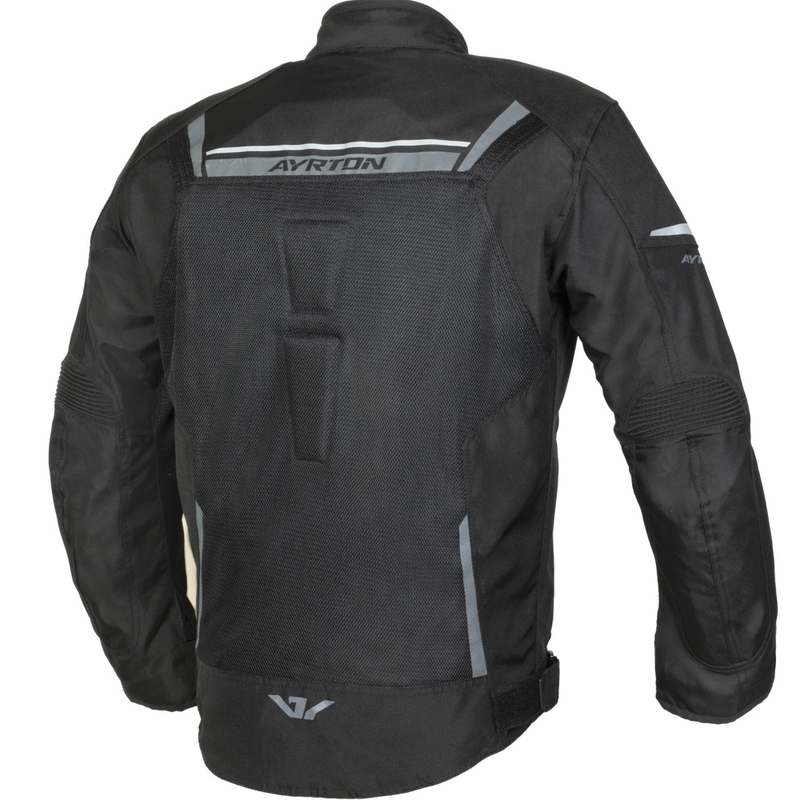 Ayrton Bullet II Flow must-tumehall mootorrattajope