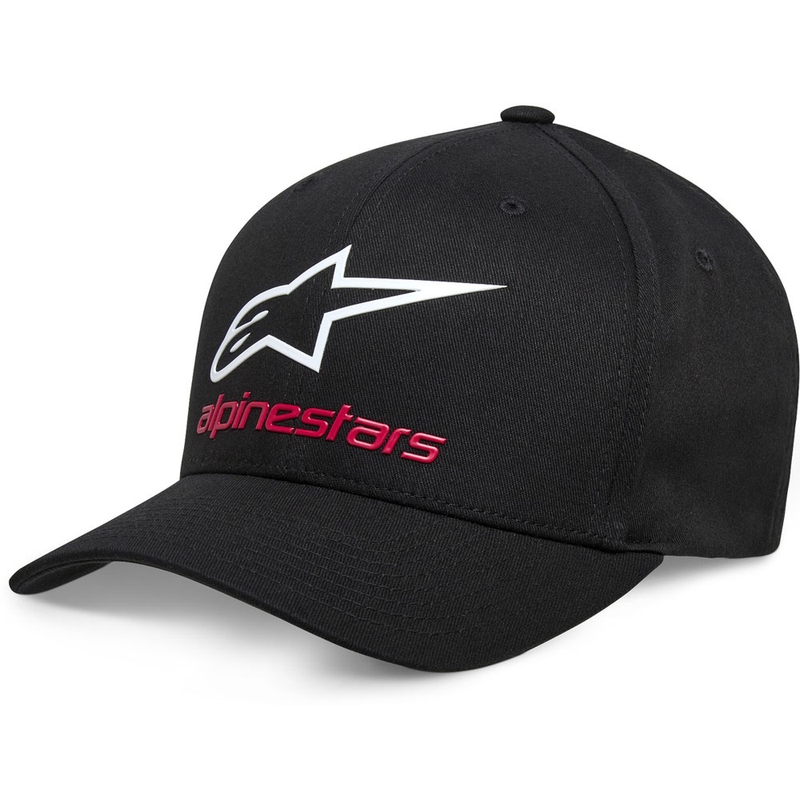 Alpinestars Always 2.0 müts must, valge ja punane