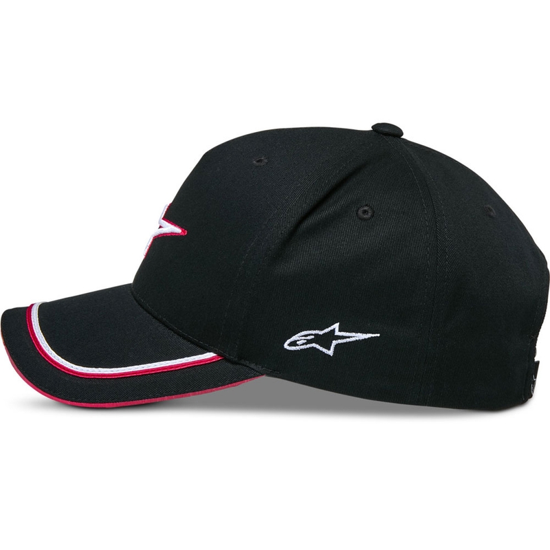 Alpinestars Ascencion Snapback müts must ja punane
