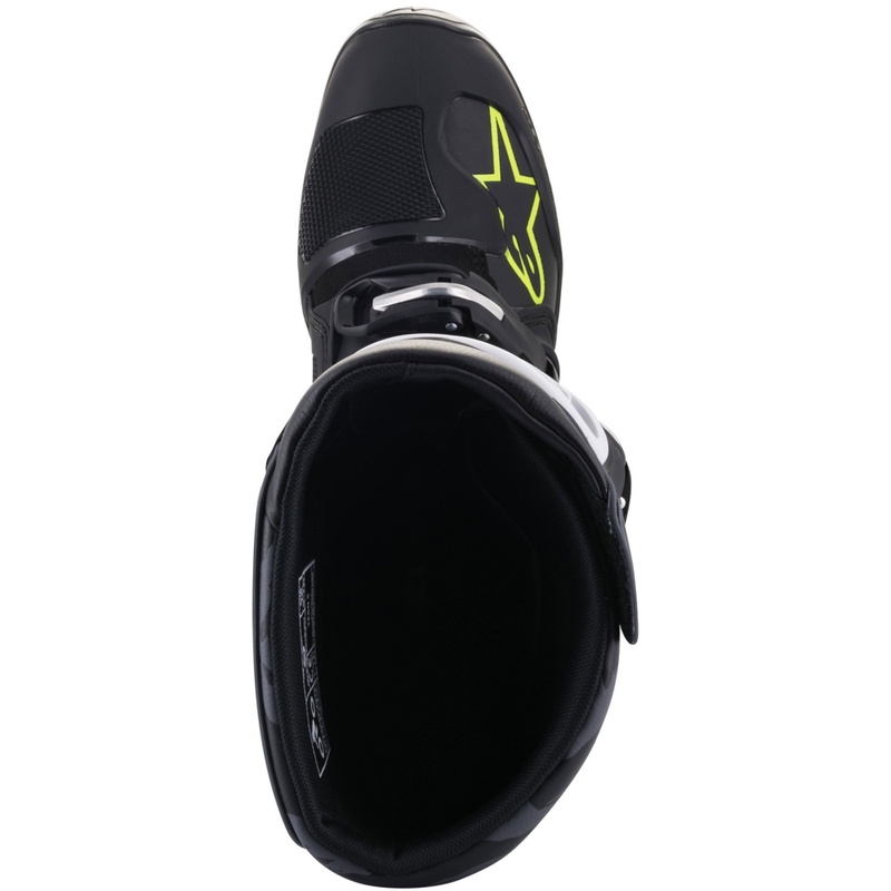 Alpinestars TECH 5 must-hall-fluo kollane mootorratta saapad