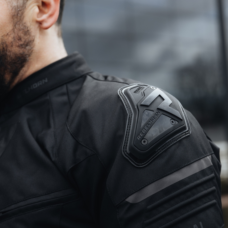 Rebelhorn Vandal Black mootorratta jakk