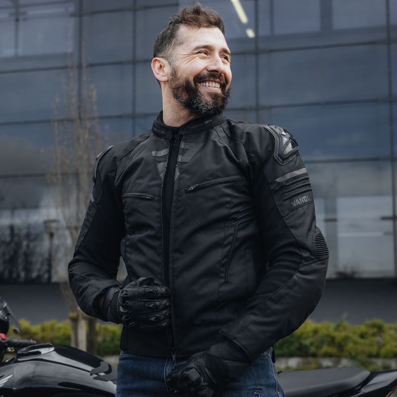 Rebelhorn Vandal Black mootorratta jakk