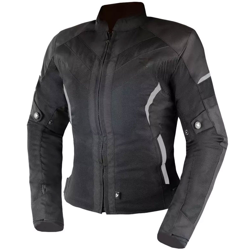Naiste mootorratta jope Street Racer Betty II Air Black