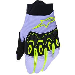 Alpinestars Full Bore V2 noorte/laste motokrossikindad lilla-fluo kollane
