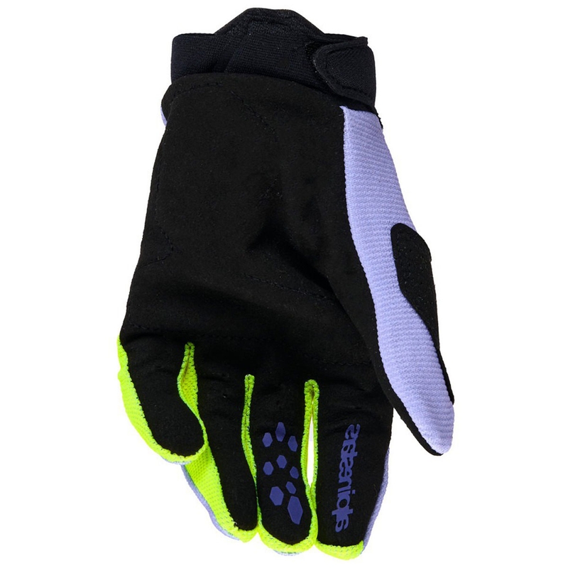 Alpinestars Full Bore V2 noorte/laste motokrossikindad lilla-fluo kollane