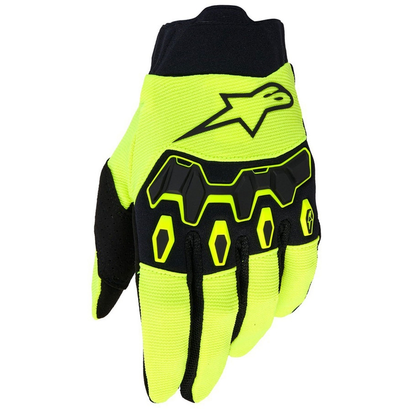 Alpinestars Full Bore V2 Youth/Kids fluo kollane/mustad laste motokrossikindad