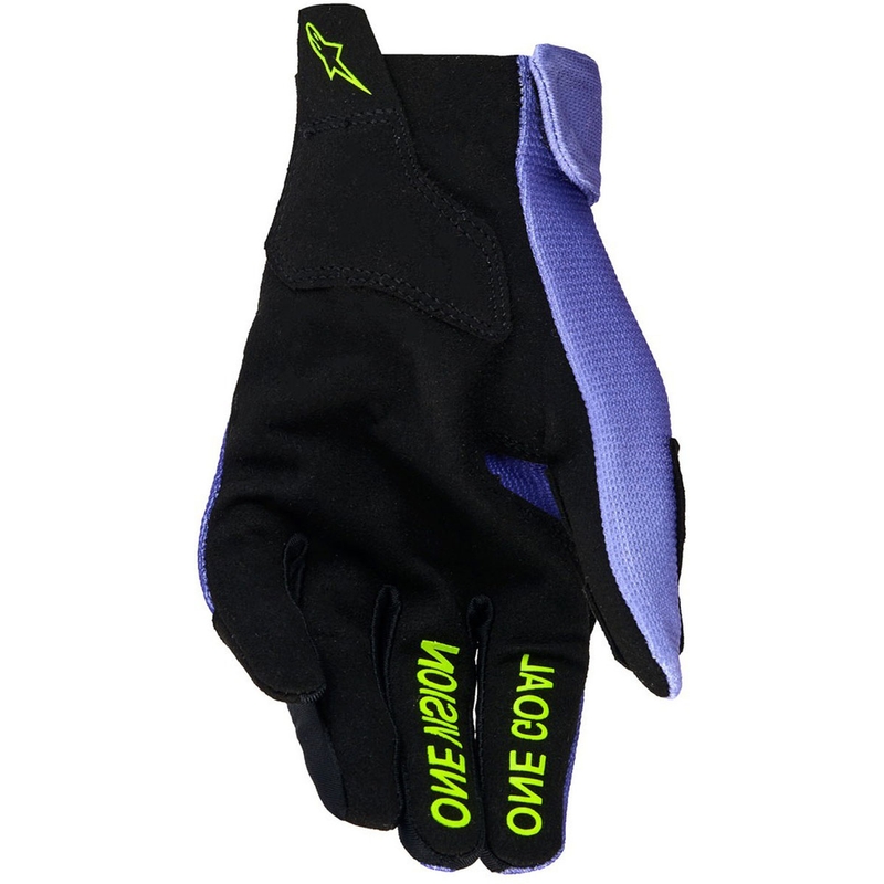 Alpinestars Radar Noorte motokrossikindad lastele lilla-fluo kollane