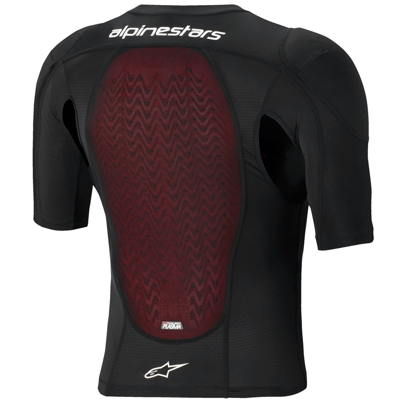 Alpinestars Bionic Plasma LT lühikeste varrukatega kehakaitse must, punane ja valge
