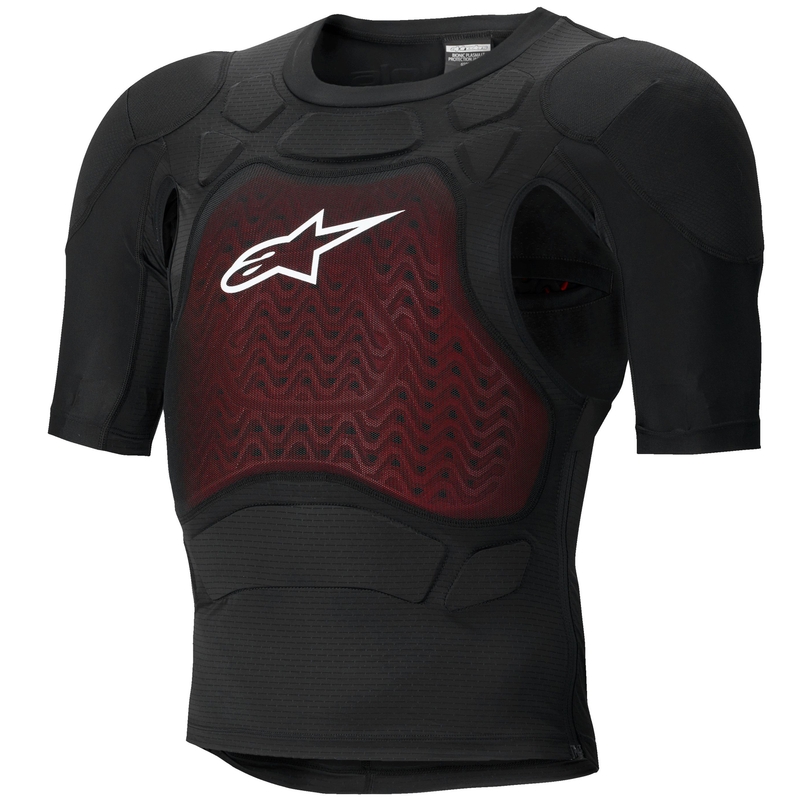 Alpinestars Bionic Plasma LT lühikeste varrukatega kehakaitse must, punane ja valge