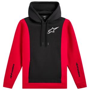 Alpinestars Ignite Hoodie must ja punane