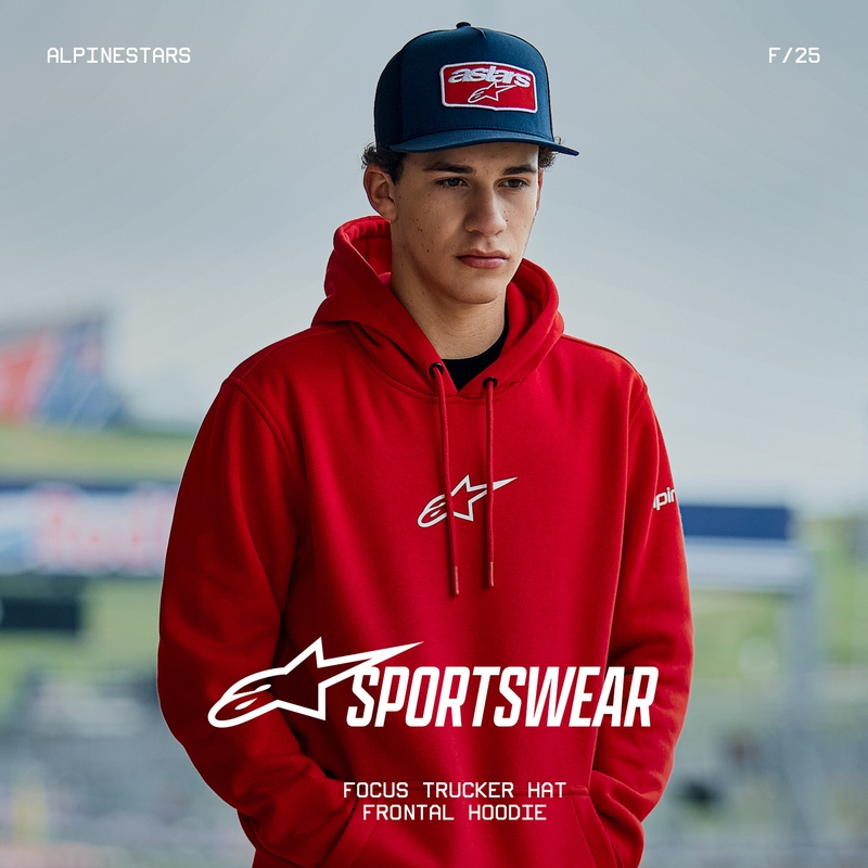 Alpinestars Frontal Hoodie punane