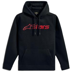 Alpinestars Blaze Hoodie 3 must ja punane