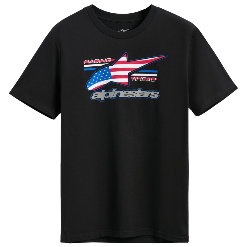 Alpinestars Nationals CSF T-särk must-punane-sinine-valge