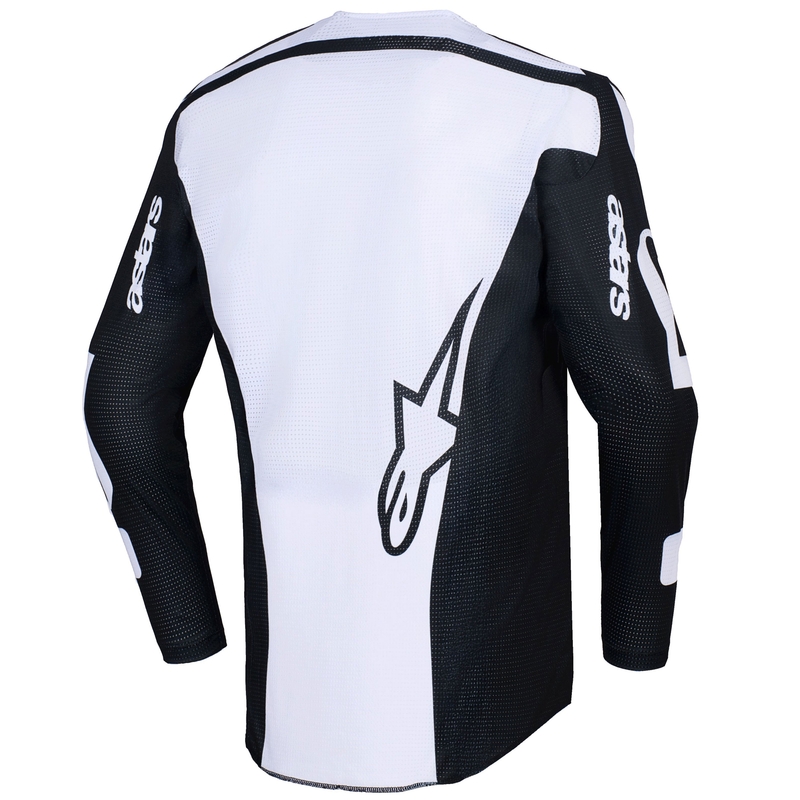 Alpinestars Racer Air Riway motokrossitrikoo must ja valge