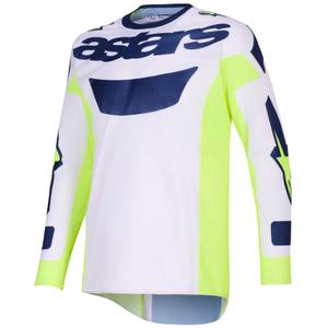 Alpinestars Racer Air Riway motokrossitrikoo helehall-fluo kollane-sinine