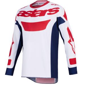 Alpinestars Racer Riway motokrossitrikoo valge-sinine-punane trikoo