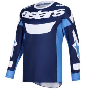 Alpinestars Racer Riway motokrossitrikoo sinine-helesinine-valge
