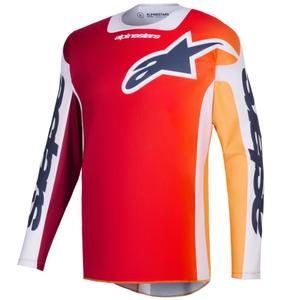 Alpinestars Racer Portl punane-oranž-hele hall motokrossitrikoo