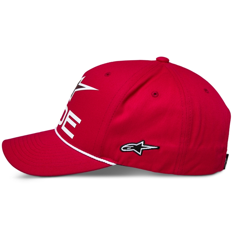Alpinestars Ride Comp Snapback müts punane, valge ja must
