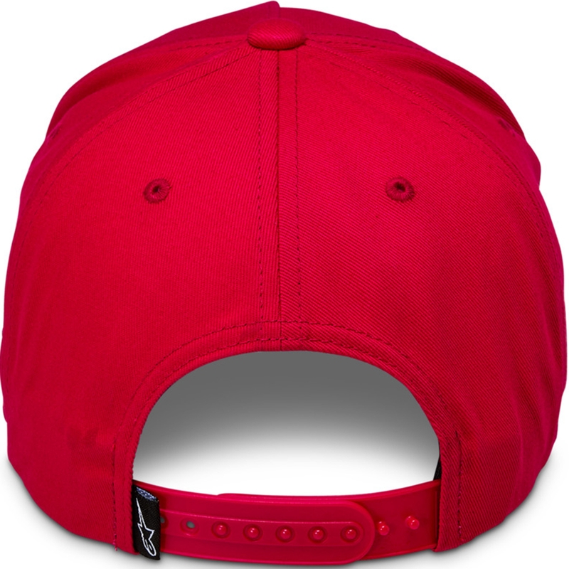 Alpinestars Ride Comp Snapback müts punane, valge ja must