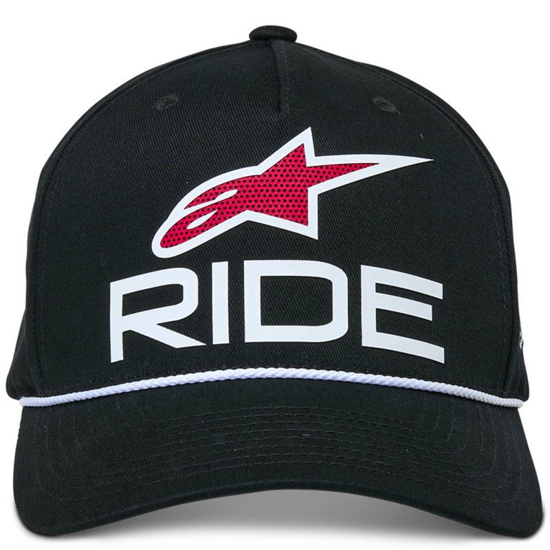 Alpinestars Ride Comp Snapback müts must, valge ja punane