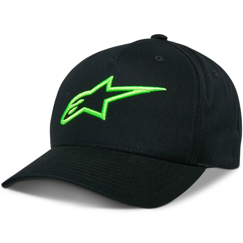 Alpinestars Ageless Snapback müts must ja roheline