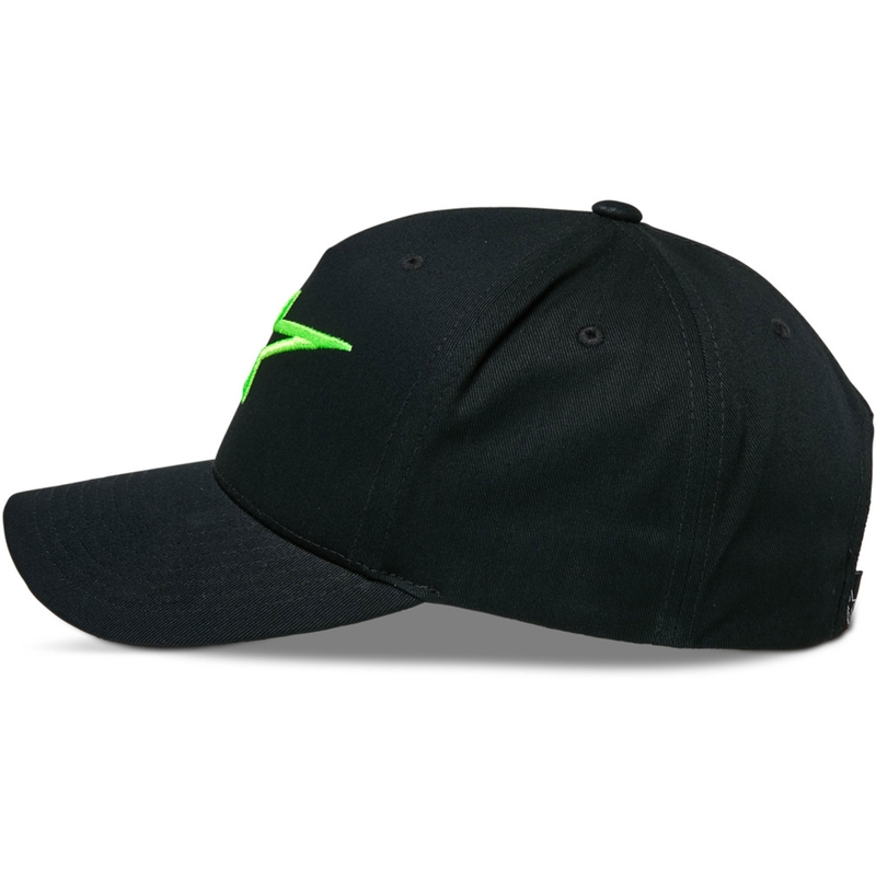 Alpinestars Ageless Snapback müts must ja roheline