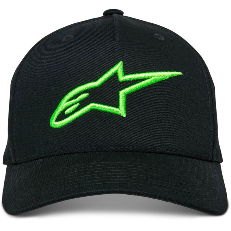Alpinestars Ageless Snapback müts must ja roheline