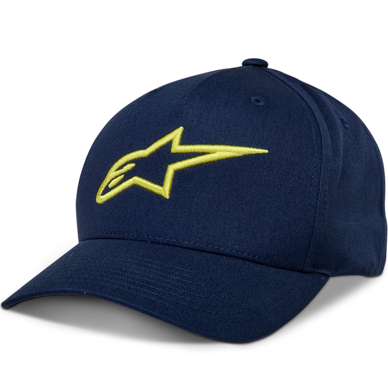 Alpinestars Ageless Snapback Cap Sinine-Fluo Yellow