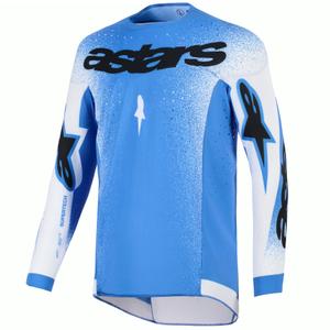 Alpinestars Supertech Scenz motokrossitrikoo sinine ja valge