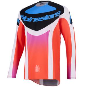 Alpinestars Techstar Knif motokrossitrikoo helehall-fluororanž-must