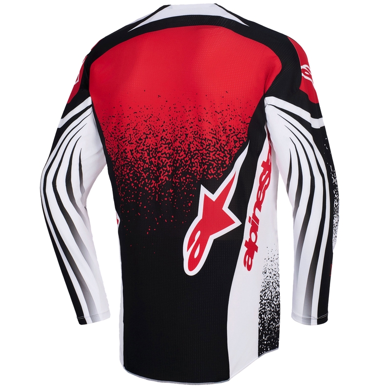 Alpinestars Techstar Nomur motokrossitrikoo must, valge ja punane